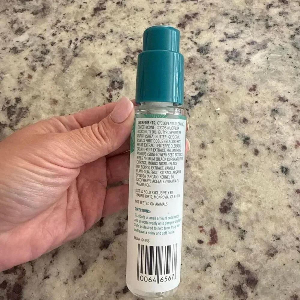 Trader Joe's Shea Butter & Coconut Oil Hair Serum 2.75 fl oz